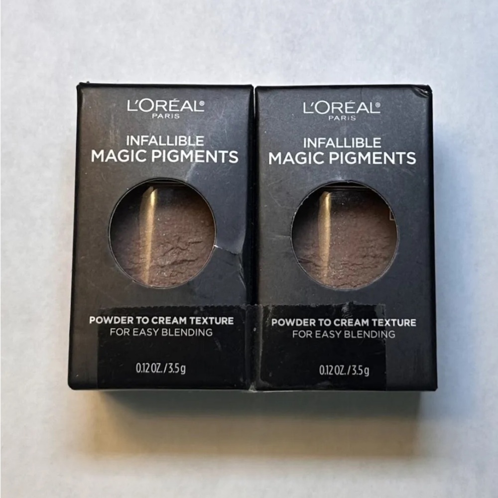 SET OF 2-L’Oreal Infallible Magic Pigments #460 RETRO Loose Eyeshadow NIB SEALED